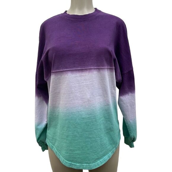 Siesta Key Top Long Sleeve Shirt Medium Unisex Comfort Colors Purple Heavyweight - Picture 8 of 11